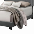 thumbnail image 3 of Acme Ishiko II Panel Bed in Gray Fabric, Multiple Sizes, 3 of 4