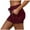 -A-Wine152, variant on FINALGANG Women Casual Leggings Solid Color Elastic Waistband Yoga Shorts Drawstring Baggy Athletic Bottom Suitable For Travel Workout Office Home