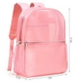 thumbnail image 2 of Neurora Unisex Heavy Duty Transparent Backpack, Clear, 2 of 7
