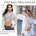 thumbnail image 3 of SUOSDEY Women Checkered Belt Bag Fashionable Crossbody Fanny Packs for Gift, 3 of 7