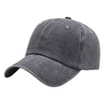 thumbnail image 1 of Gorra de béisbol de verano para mujer, ajustable, con circunferencia de 54 a 60 cm, suave, con visera curva retro, color sólido, 1 of 5