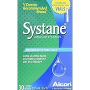 Systane Original PF Lubricant Eye Drops, Preservative-Free Vials, 30 ea - 2pc