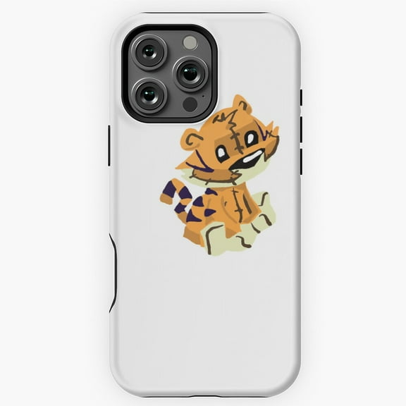 Animal Jam Plush Tiger Gamer Art Phone Case for iPhone 16 15 14 13 12 11 Pro Max