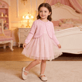 thumbnail image 3 of Hotiary 9M-7Y Toddler Girls Open Front Knit Cardigan Sweater Baby Kids Long Sleeve Bolero Shrug Dress Up Cropped Jacket Tops, 3 of 7