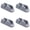Grey, variant on CJWD 4 Pack Sticky Pencil Holder, Flexible Silicone Pen Loop for Tablet Protective Case Cover, Self Adhesive Pen Grip Sleeve for Writing Pad (Grey)