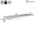 thumbnail image 3 of AmGood 18 in. x 60 in. Stainless Steel Folding Wall Shelf NSF| Concession Stand, Food Truck, Kitchen, Restaurant, Garage, Laundry, Utility Room, 3 of 9