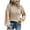 Khaki, variant on LYXSSBYX Women Fall Sweaters Dress for Women 2022 Hot Sale Clearance Fashion Women Solid Color Long Sleeve Pullove Round-Neck Casual Sweater Tops