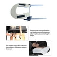 thumbnail image 3 of Table de Massage Berceau de Visage Remplacement Plateforme d'Inclinaison Robuste Alliage d'Inclinaison Ajustement Universel Support de Message Chaise Support Imperméable, 3 of 9