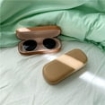 thumbnail image 6 of Portable Glasses Case Hard Wooden Grain Spectacle Frame Box Reading Glasses Sunglasses Holder Storage Case-Dark Brown, 6 of 8