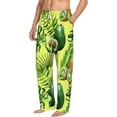 thumbnail image 2 of Xecao Kiwi and Avocado Men's Straight Lounge Pajama Pants: The Ultimate in Comfortable Sleepwear, 2 of 9