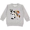 thumbnail image 2 of Inktastic I'm Three-cowboy Riding Horse Birthday Toddler Sweatshirt, 2 of 4