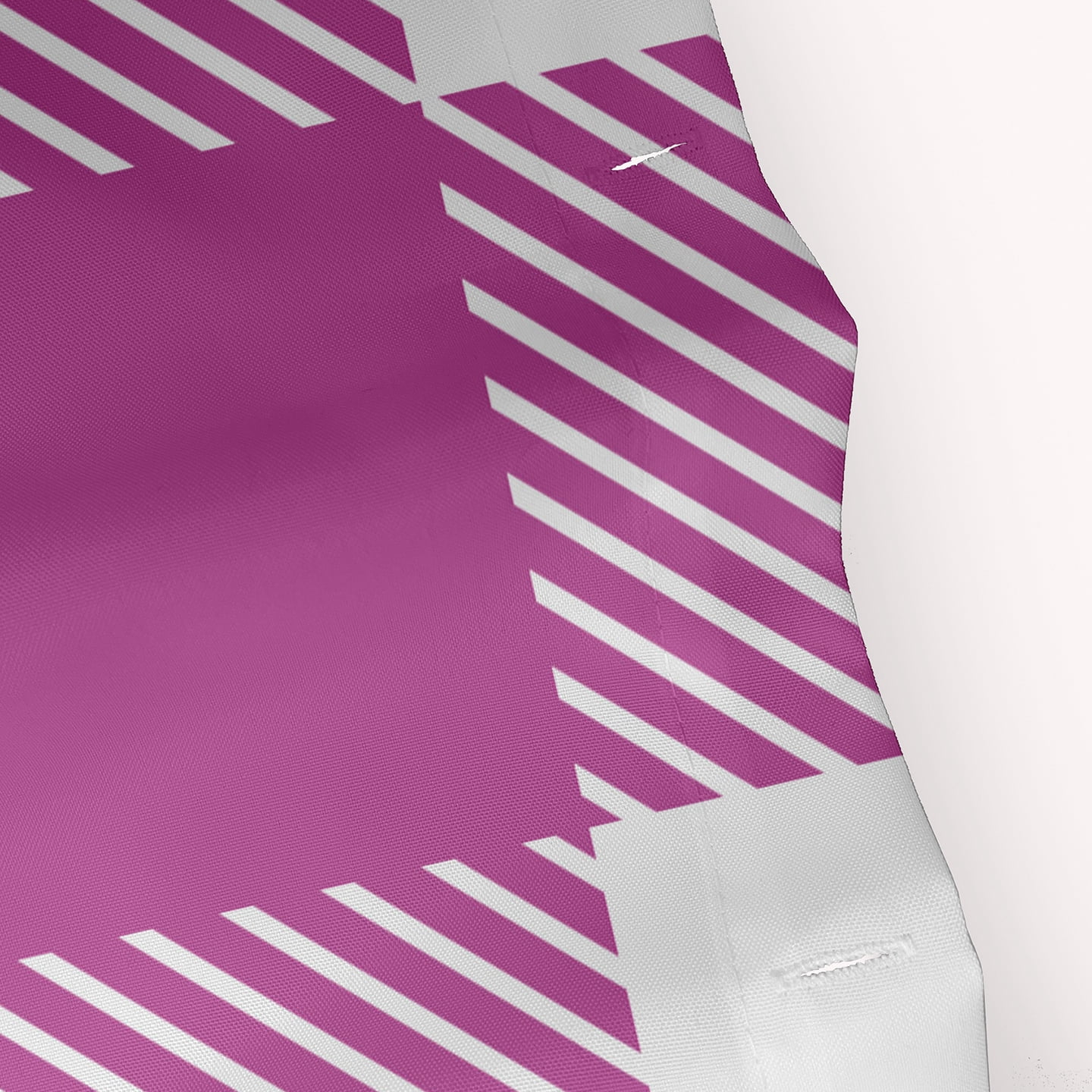 Simply Daisy 70" W x 73" L Buffalo Plaid Polyester Shower Curtain, Orchid [1 Ct]