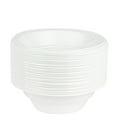thumbnail image 2 of 12oz White Round Plastic Bowl - Elegant Disposable Serving Bowl for Weddings, Parties, and Special Events - Durable, Reusable Tableware - Perfect for Catering and Buffets (40), 2 of 3