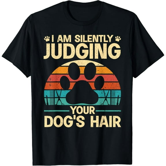 Funny Dog Grooming Design For Men Women Dog Groomer Lovers T-Shirt