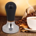 thumbnail image 2 of 57.5mm Practical Handheld Aluminum Coffee Tamper with Handle for Coffee Maker (Black), 2 of 8