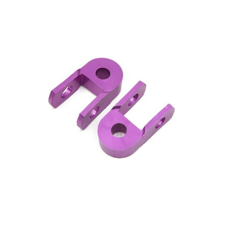 Aluminium Suspension - 2pcs Purple Aluminum Alloy Motorcycle Shock Absorber Suspension Extender Riser