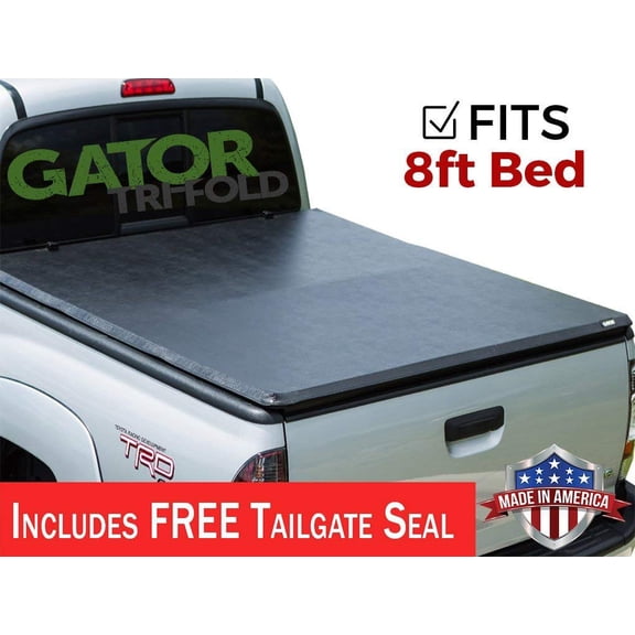 Gator ETX Tri-Fold (fits) 2009-2014 Ford F150 8 FT Bed w Rail System Only Tonneau Truck Bed Cover Made in the USA 59303