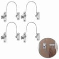 thumbnail image 4 of 4-Pack Window Restrictor Locks for Baby Safety, Secure Window and Door Locking Mechanism, 4 of 4