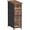 Rustic Brown, variant on Narrow Dresser Cabinet Vertical Slim Dresser Chest of Drawers Skinny Storage Tower for Small Spaces Gaps Closet Bedroom Bathroom Small Fabric Drawer Unit