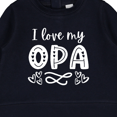 thumbnail image 3 of Inktastic I Love My Opa with Hearts Baby Sweatshirt, 3 of 4