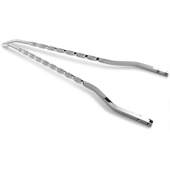 Twisted Sticks Sissy Bar - 30in. - Chrome