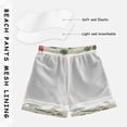 thumbnail image 3 of FORMRS Boys Swim Trunks Quick Dry Mesh Liner Boardshorts Sizes XS-XL, Red Floral Pattern, 3 of 7
