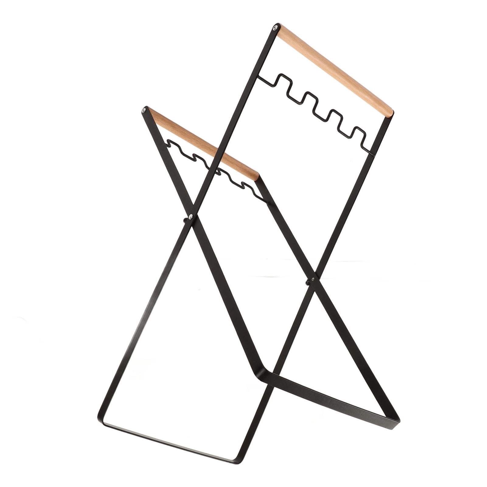 Foldable Trash Bag Holder Stand, Corrosion Resistance Smoothly