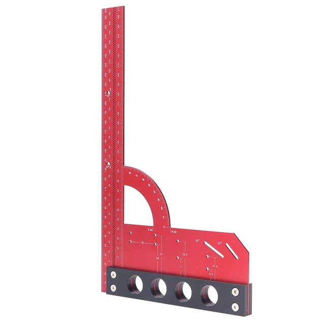 Escuadras de carpintería con marcos de aluminio, escuadras de carpintería con marcos de aluminio, escuadras de carpintería con regla en L, tecnología avanzada