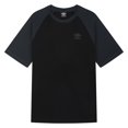 thumbnail image 1 of Umbro - Camiseta Core Raglan para Hombre (Negro, Gris Bosque), 1 of 4