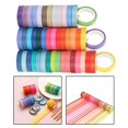 thumbnail image 3 of Abbracc MagiDeal 60Roll Colorful Washi Paper Masking Tape Set Self Adhesive Scrapbooking, 3 of 9