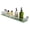 Brushed Nickel, variant on Glass Shelf for Bathroom, Brushed Nickel Floating Glass Shelf