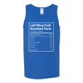 thumbnail image 2 of Left Wing Troll Nutrition Facts | Mens Graphic Tank Top, Royal, X-Large, 2 of 3