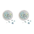 thumbnail image 1 of maskred 1/2/3/5 Art Crystal Flower Shining Rhinestone Pearl Sequin Rhinestone Manicure Decoration No.6 2PCS, 1 of 6