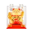 thumbnail image 3 of jileijar Solar Cornucopia Lucky Cat-Yellow (D)$Lucky Cat Ornaments Solar Automatic Hand-Shaking Decoration Ornaments Cake Decoration Creative Gifts, 3 of 6