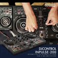 thumbnail image 6 of Hercules DJControl Inpulse 200 Compact DJ Controller + Headphone + Basic Accessory Bundle, 6 of 6