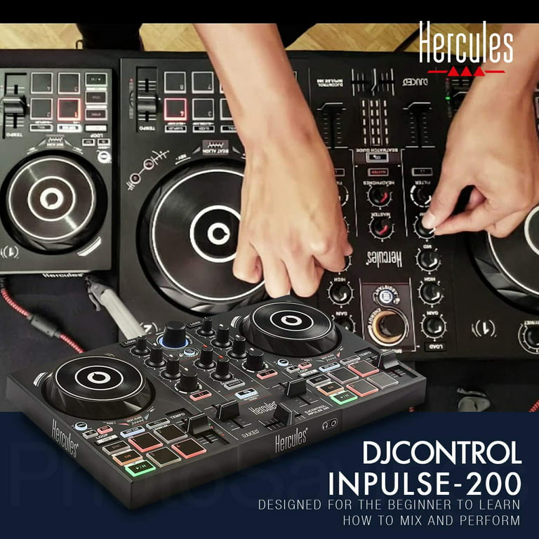 Hercules DJ Control Inpulse 200 with V-Moda M-100 Headphones at Gear4music
