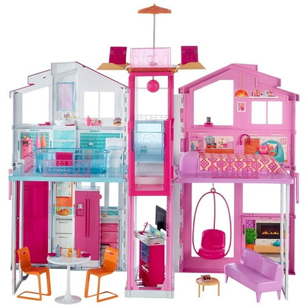 Barbie pink passport townhouse on sale
