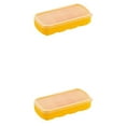 thumbnail image 4 of Yuarrent Molde de cubitos de hielo de silicona reutilizable de 8 cavidades Pub Club Cubos de vino flexibles Molde Gadget de cocina Accesorios Amarillo 2Conjunto, 4 of 6