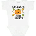 thumbnail image 3 of Inktastic Grandmas Little Pumpkin with Leaves and Stars Boys or Girls Baby Bodysuit, 3 of 5