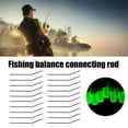 thumbnail image 5 of Sportteer Fishing Connecting Rod Sturdy Fishing Rod 20Pcs Luminous Fly Fishing Feeder Tube Snaps Hook Fishing Balance Connector Cod Teaser, 5 of 8