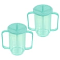thumbnail image 1 of WRITWAA 2Pcs Elderly Drinking Cup with Dual Handles Spill Proof Safe Feeding Cup, 1 of 8