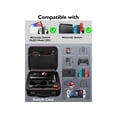 thumbnail image 2 of Étui de Transport de Rangement pour Nintendo Switch et Modèle Switch OLED, Étui de Transport Portable à Protection Complète avec 21 Cartes de Jeu, Rangement pour Accessoires de Manette Switch Console Pro, 2 of 7