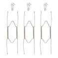 thumbnail image 1 of Uxcell 3Pack Plate Hanger, 10 Inch Stainless Steel Invisible Wall Plate Hangers for Decorative Plates, Silver, 1 of 6