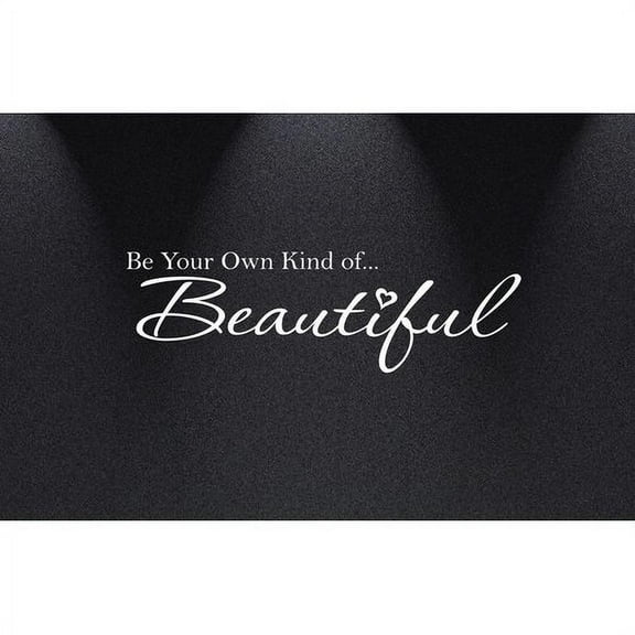 Innovative Stencils Be Your Own Kind of Beautiful Vinyl Wall Decal
