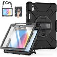 thumbnail image 1 of Case for iPad (A16) 11th Generation 11 Inch 2025, iPad 10th Generation 10.9 inch 2022 Protective Cover with Screen Protector/Pencil Holder/Rotating Stand/Hand Strap/Shoulder Strap, 1 of 7
