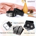 thumbnail image 2 of Cinturón con tachuelas XZQTIVE Metal Punk Rock Rivet para mujer/hombre, 2 of 6