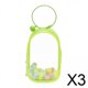 thumbnail image 1 of 3x Bolsa De Almacenamiento Portátil Para Figuras, Bolsa Pequeña Transparente De PVC Para Colgar Figuras, Bolsa De Almacenamiento Verde, 1 of 8