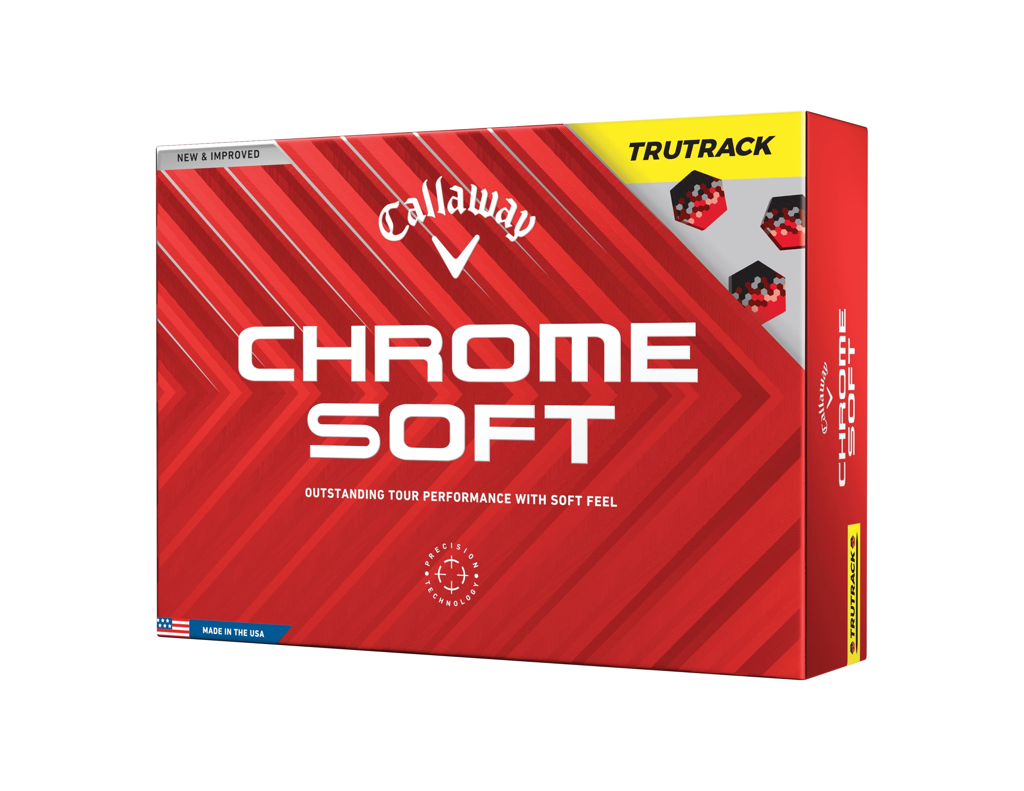 (2 pack) Callaway Chrome Soft 24 TruTrack Golf Balls, 12pk