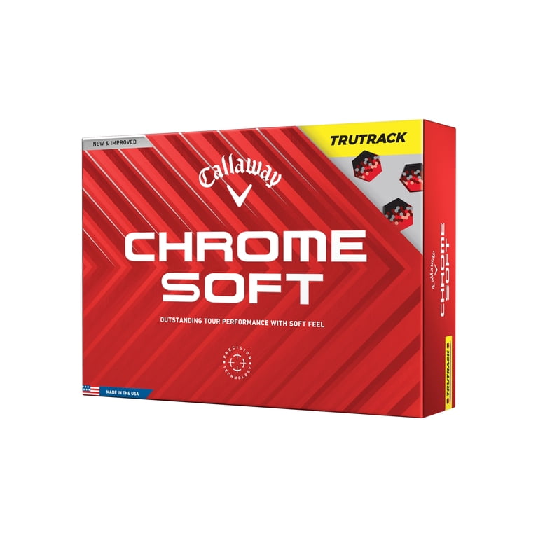 Callaway Chrome Soft 24 TruTrack 1 Dozen Golf Balls New - Walmart.com