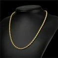 thumbnail image 6 of 14K Solid Yellow Gold Necklace Rope Chain 14" 16'' 18" 20" 22" 24" 26" 30", 6 of 8